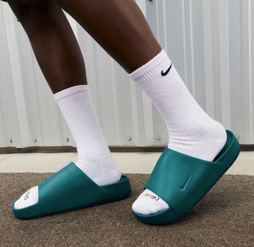 1639 - HÀNG CHÍNH HÃNG - DÉP NIKE CALM SLIDE *GEODE TEAL* - CODE: FD4116-300