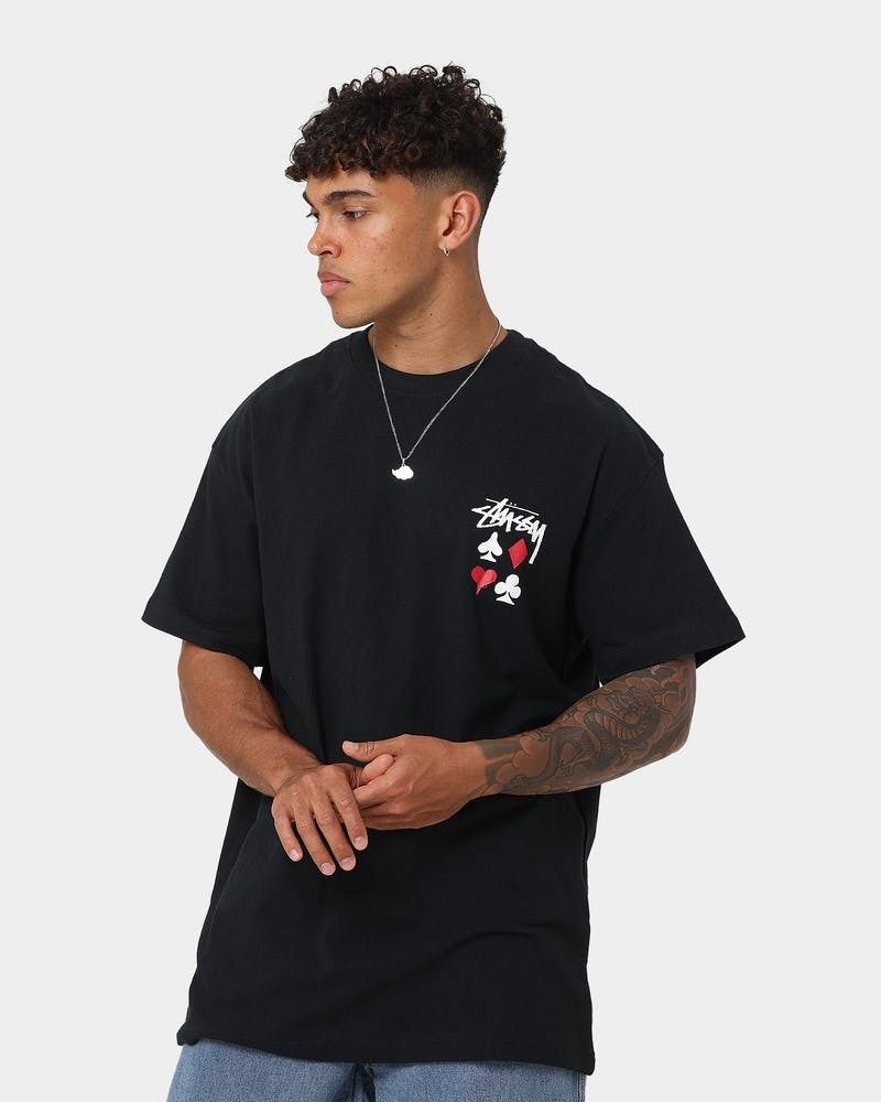 1147 - HÀNG CHÍNH HÃNG - ÁO THUN STUSSY - STUSSY FULL DECK 2 - BLACK