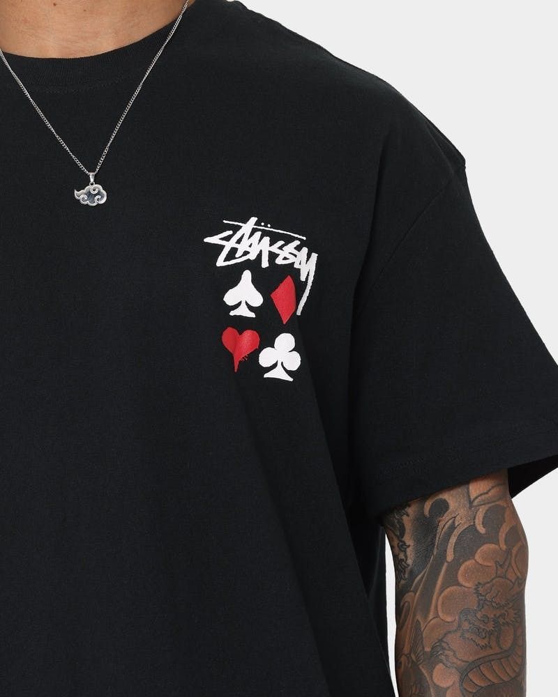 1147 - HÀNG CHÍNH HÃNG - ÁO THUN STUSSY - STUSSY FULL DECK 2 - BLACK