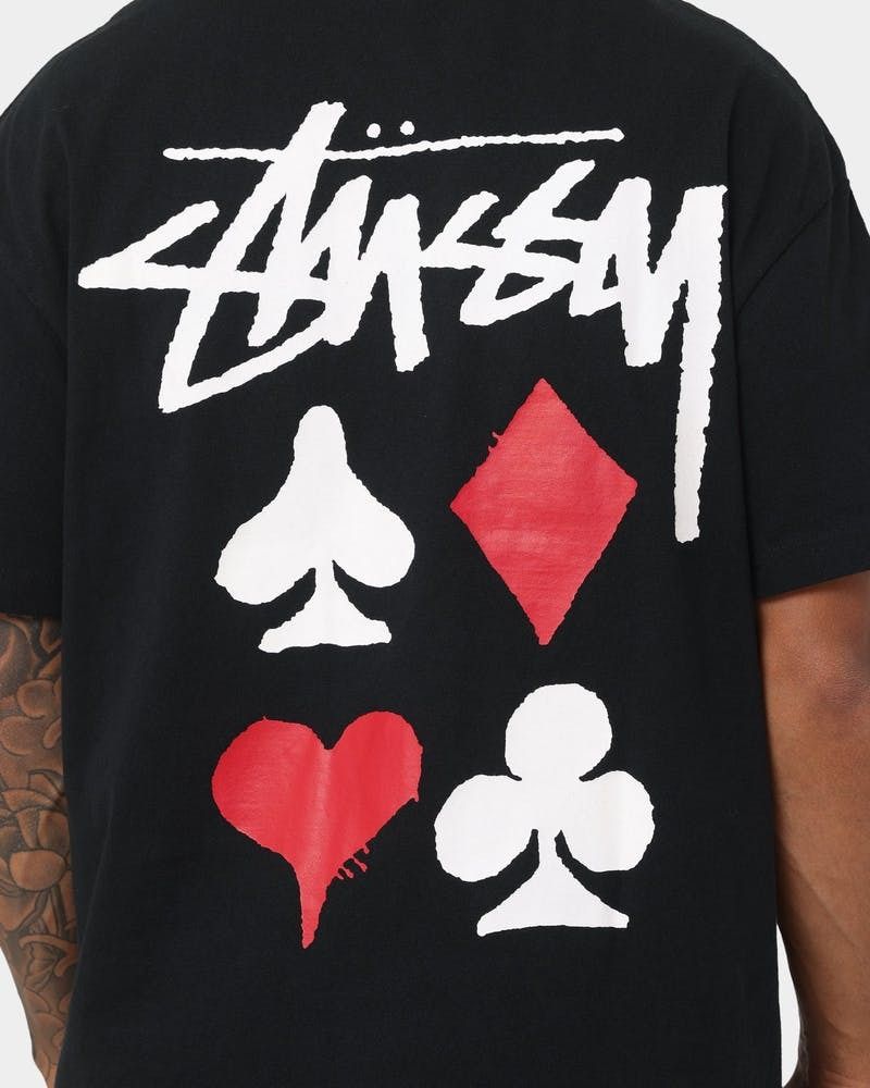 1147 - HÀNG CHÍNH HÃNG - ÁO THUN STUSSY - STUSSY FULL DECK 2 - BLACK