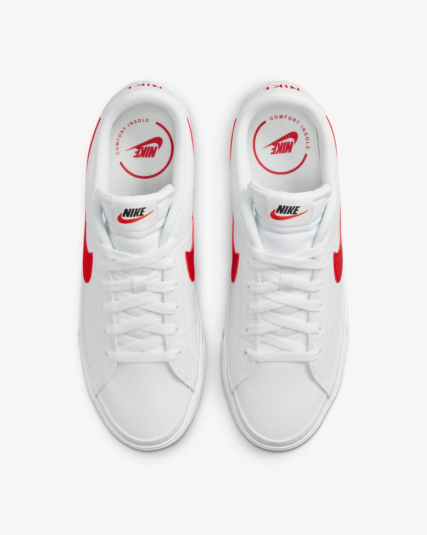 0427 - HÀNG CHÍNH HÃNG - GIÀY NIKE COURT LEGACY LOW - *WHITE/RED* - 2023** - Code: CU4150-105