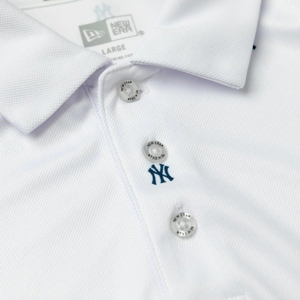  0917 - HÀNG CHÍNH HÃNG -  ÁO POLO NEW ERA  - GOLF MONOGRAM  * TRẮNG * CODE : 13061586 