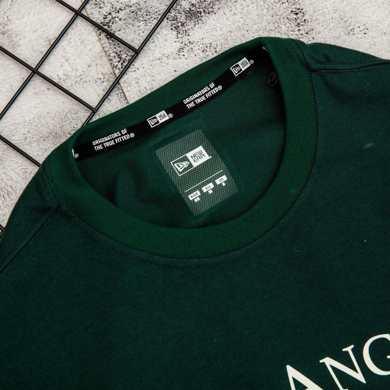0001 - HÀNG CHÍNH HÃNG - ÁO THUN NEW ERA - LOS ANGELES *Deep Green* - Code: 12354490 - 2021**