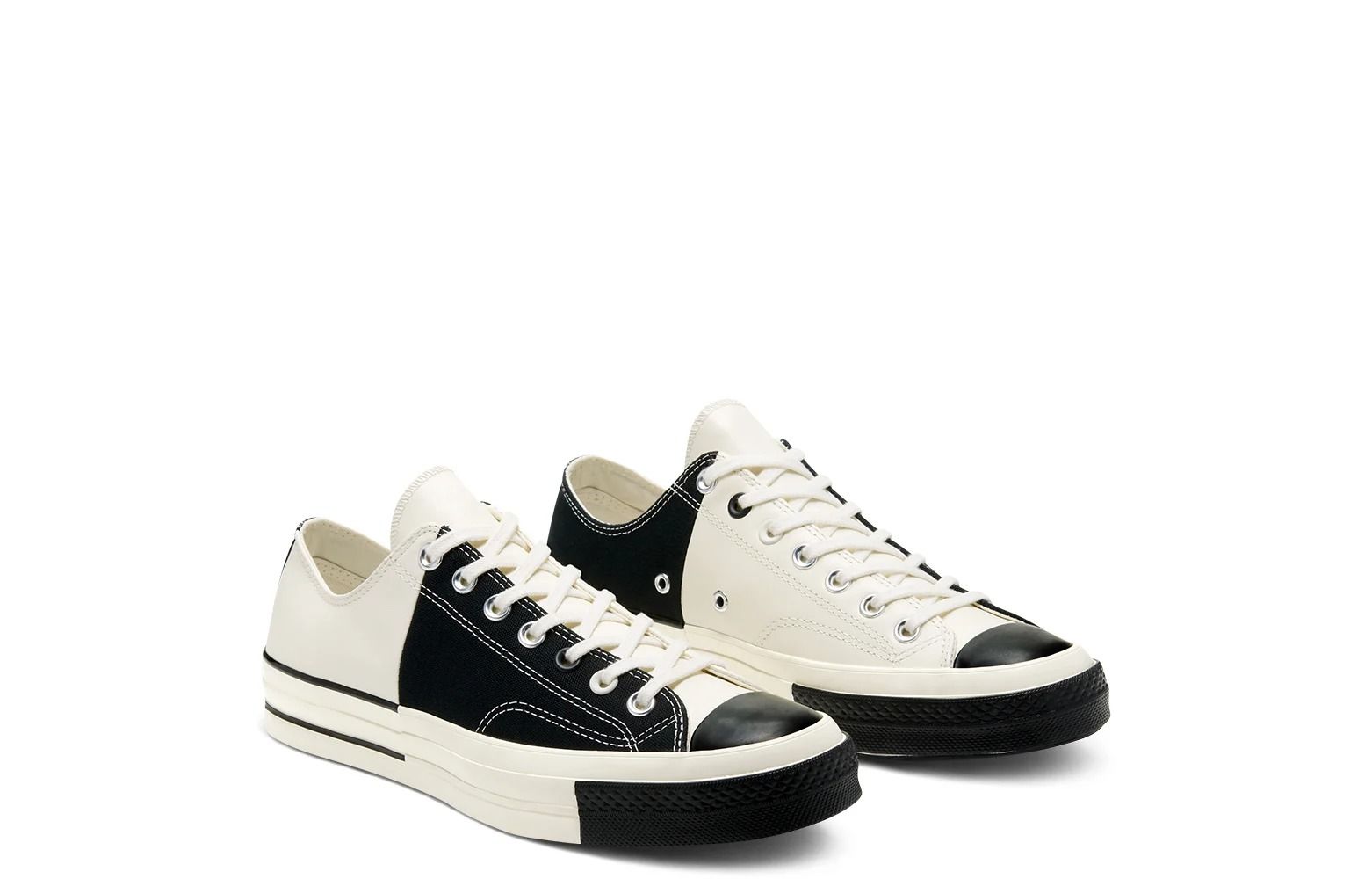 0956 - HÀNG CHÍNH HÃNG - GIÀY CONVERSE - CHUCK 70 RIVALS - * TRẮNG ĐEN* CODE : 168628C