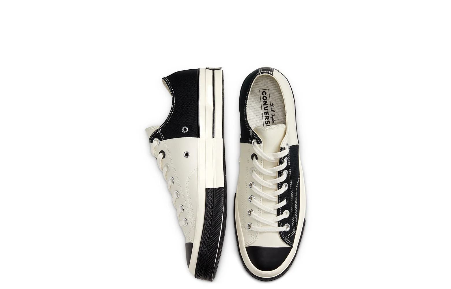 0956 - HÀNG CHÍNH HÃNG - GIÀY CONVERSE - CHUCK 70 RIVALS - * TRẮNG ĐEN* CODE : 168628C