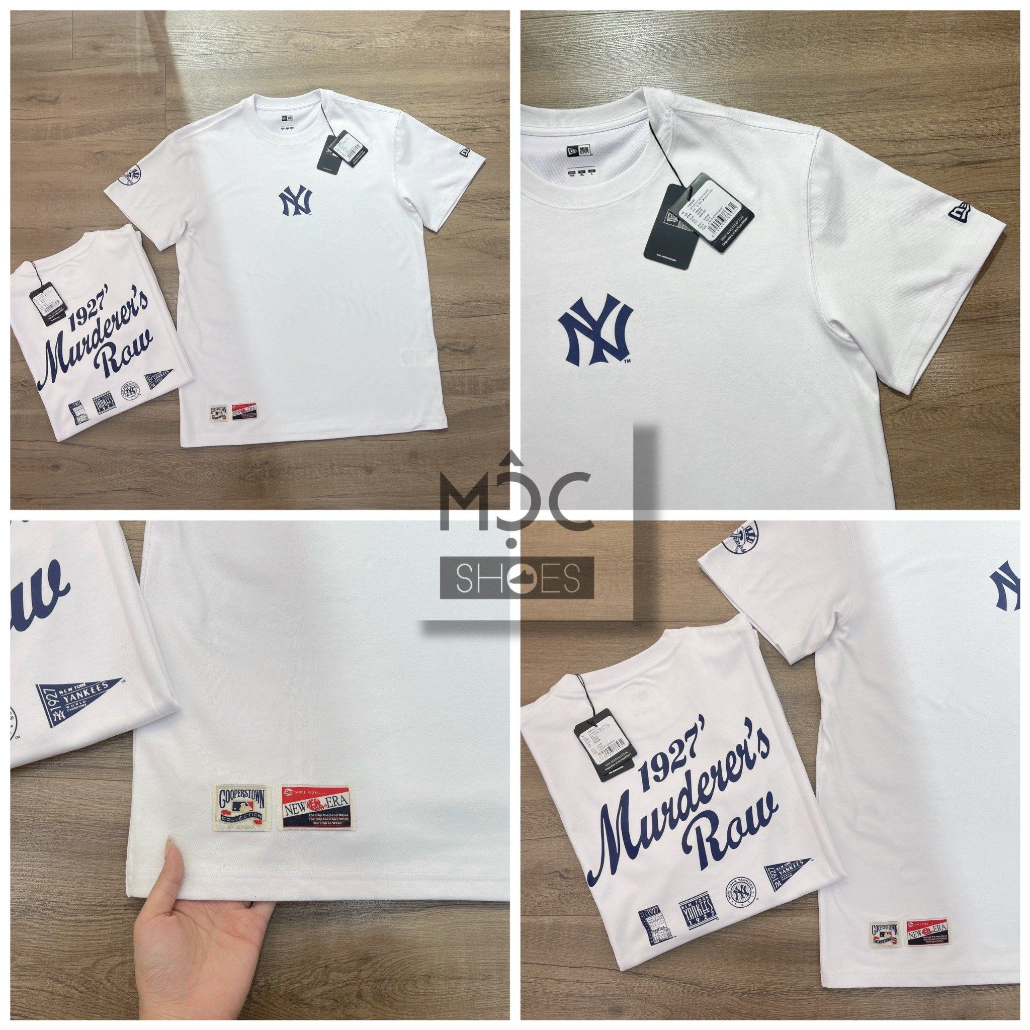 0619 - HÀNG CHÍNH HÃNG - ÁO THUN NEW ERA - LOGO 1927's TRẮNG - *WHITE* - Code: 11929688