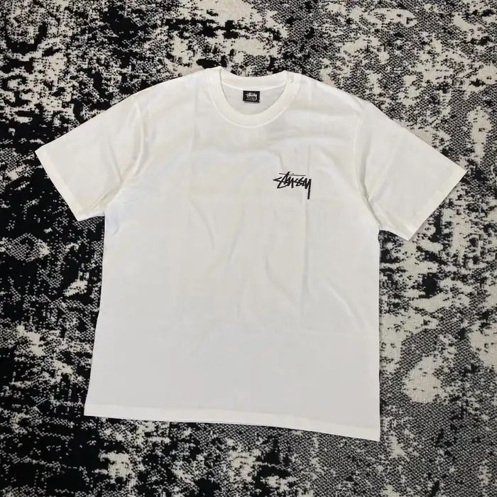 1143 - HÀNG CHÍNH HÃNG - ÁO THUN STUSSY - STUSSY BIG HIPPO - WHITE