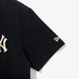  0335 - HÀNG CHÍNH HÃNG - ÁO THUN NEW ERA (8) - New York YANKEES *ĐEN CHỮ TAN* - Code: 13086578 