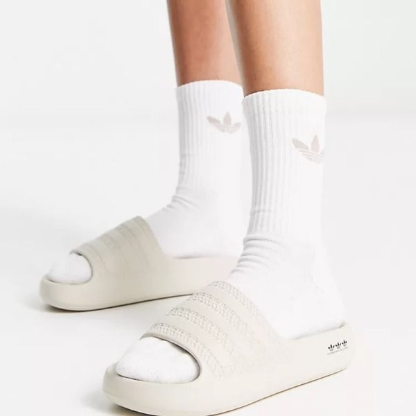 1615 - HÀNG CHÍNH HÃNG - DÉP ADIDAS ADILETTE AYOON W - TRẮNG - CODE: GV9536