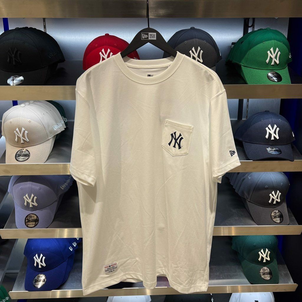 0958 - HÀNG CHÍNH HÃNG - ÁO THUN NEW ERA - NY BẮP RANG - TRẮNG - CODE : 13697649