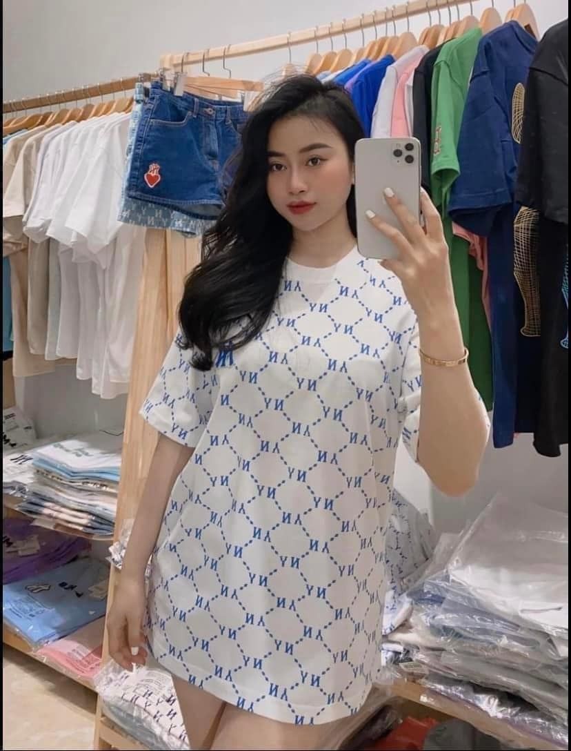 0869 - HÀNG CHÍNH HÃNG - ÁO THUN MLB Monogram - TRẮNG