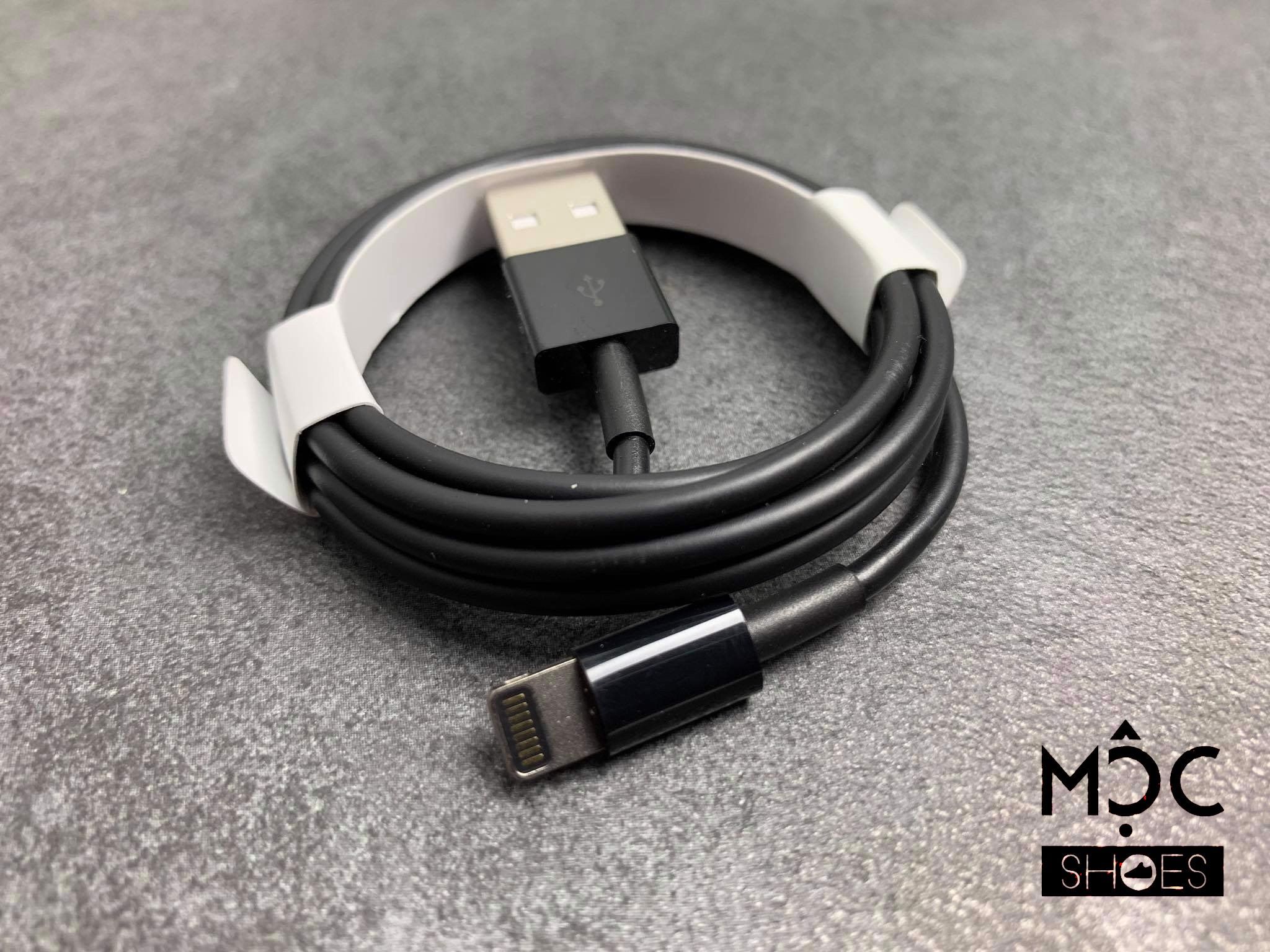 0228 - *HÀNG CHÍNH HÃNG* Dây Sạc Apple Trắng + Đen - USB to Lightning - Auth