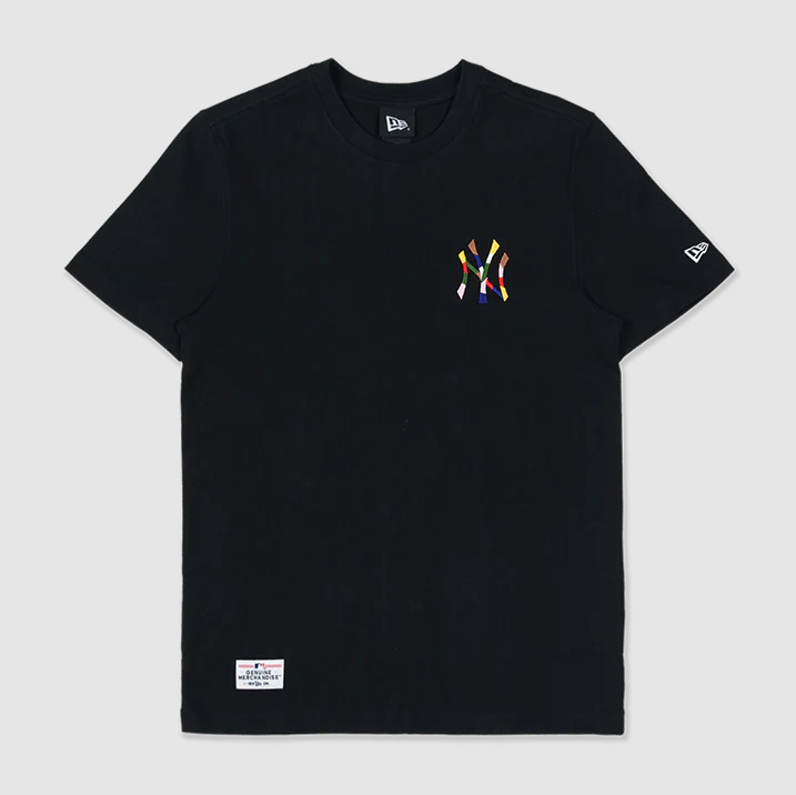 1072 - HÀNG CHÍNH HÃNG - ÁO THUN NEW ERA - NY YANKEES BẢY MÀU - ĐEN - CODE: 13527265
