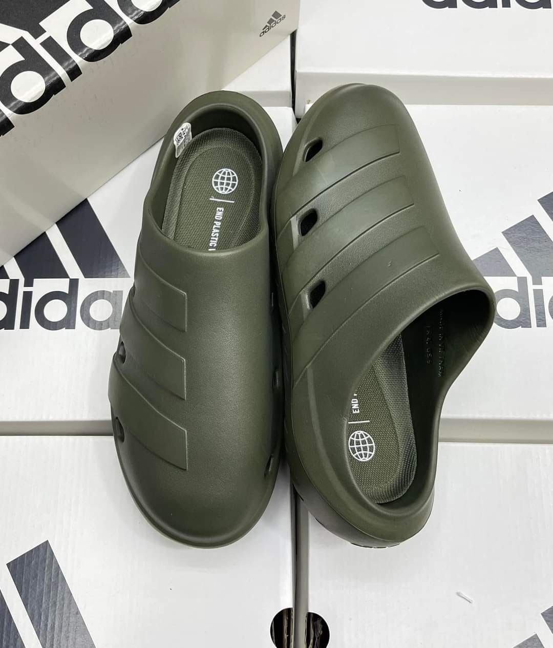 2668 - HÀNG CHÍNH HÃNG - DÉP ADIDAS - ADICANE CLOG - XANH RÊU - CODE: HQ9917