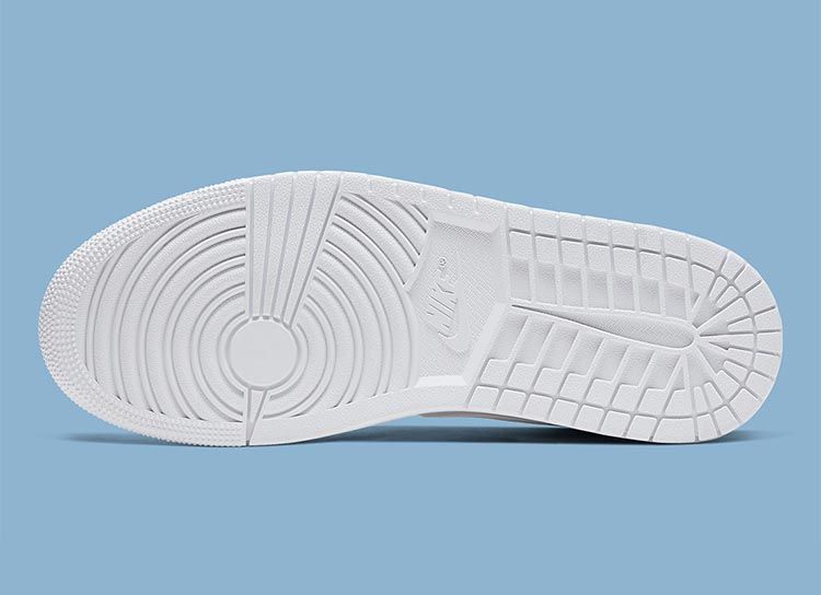 0039 - HÀNG CHÍNH HÃNG - GIÀY AIR JORDAN 1 MID - TRIPLE WHITE *WHITE* - 2021** - Code: 554724-130