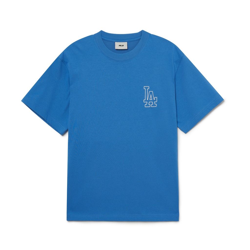 1300 - HÀNG CHÍNH HÃNG - ÁO THUN MLB - BASIC MEGA LOGO LA DODGERS - XANH BLUE - CODE: 3ATSB0433-07BLS
