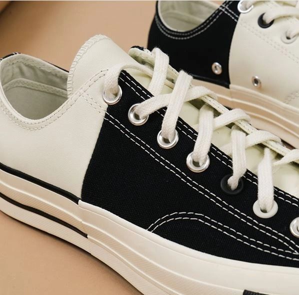0956 - HÀNG CHÍNH HÃNG - GIÀY CONVERSE - CHUCK 70 RIVALS - * TRẮNG ĐEN* CODE : 168628C