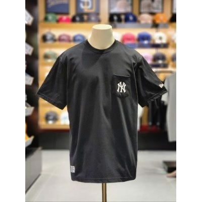 0960 - HÀNG CHÍNH HÃNG - ÁO THUN NEW ERA - NY BẮP RANG - ĐEN - CODE : 13697648