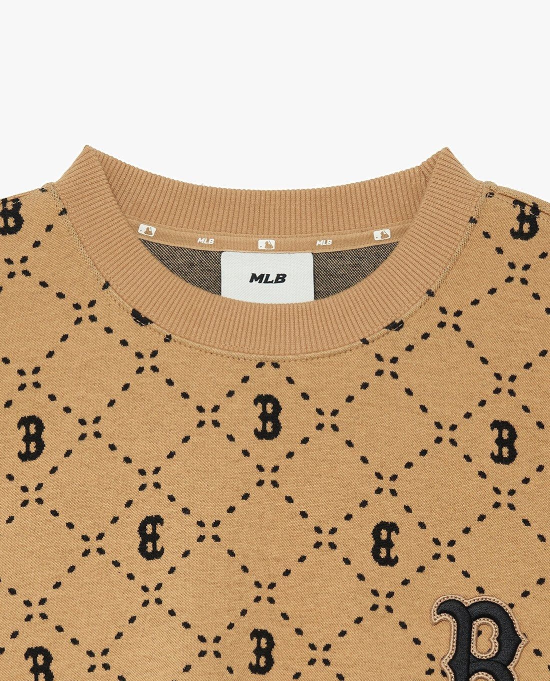 1651 - HÀNG CHÍNH HÃNG - ÁO SWEATER MLB DIA MONOGRAM BOSTON