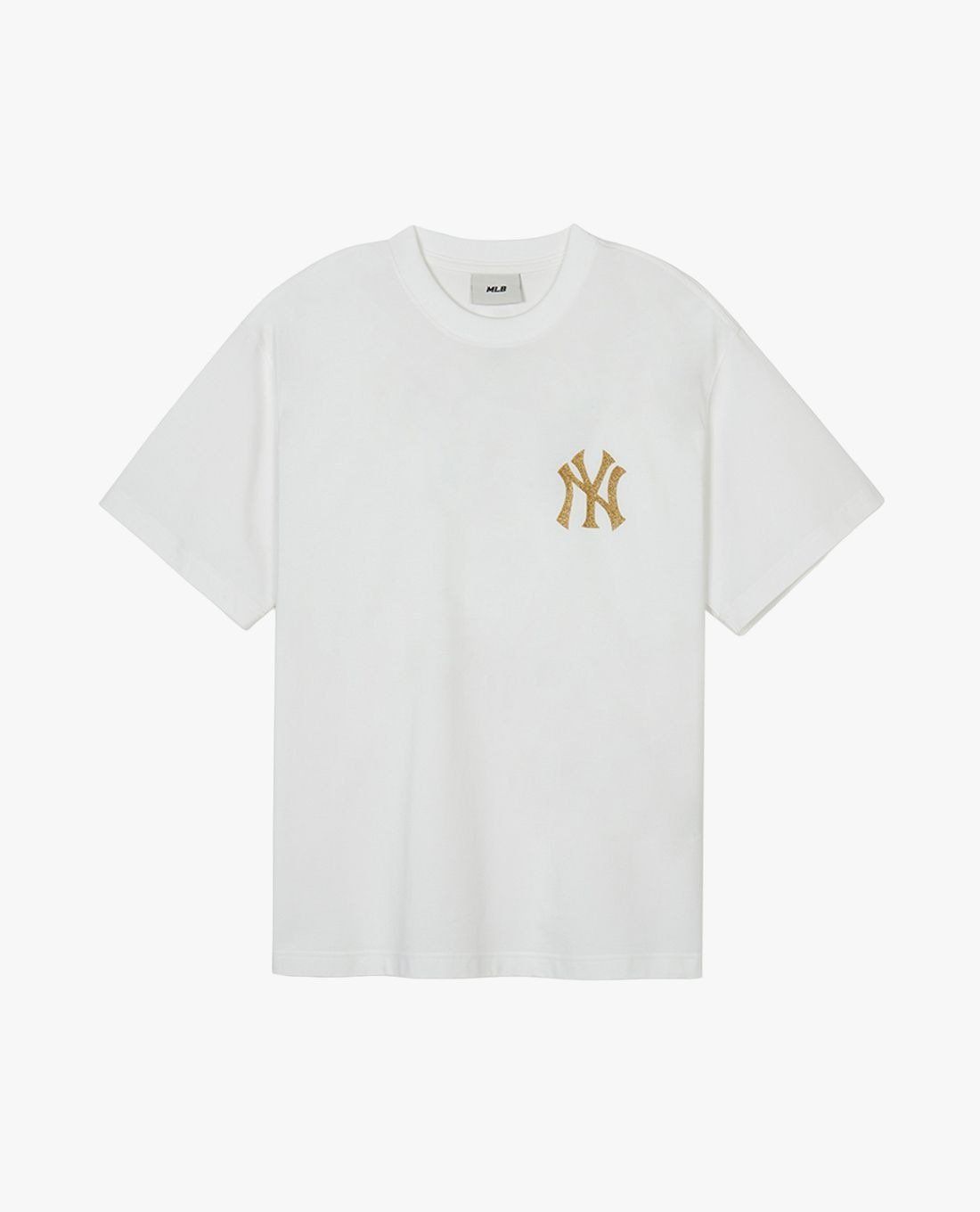 2693 - HÀNG CHÍNH HÃNG - ÁO THUN MLB - BIG LOGO NGÔI SAO LẤP LÁNH - TRẮNG - CODE : 3ASTX0143