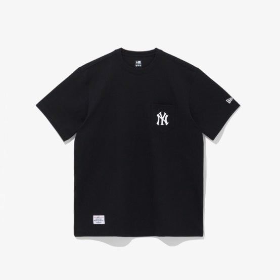 0960 - HÀNG CHÍNH HÃNG - ÁO THUN NEW ERA - NY BẮP RANG - ĐEN - CODE : 13697648