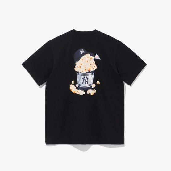 0960 - HÀNG CHÍNH HÃNG - ÁO THUN NEW ERA - NY BẮP RANG - ĐEN - CODE : 13697648