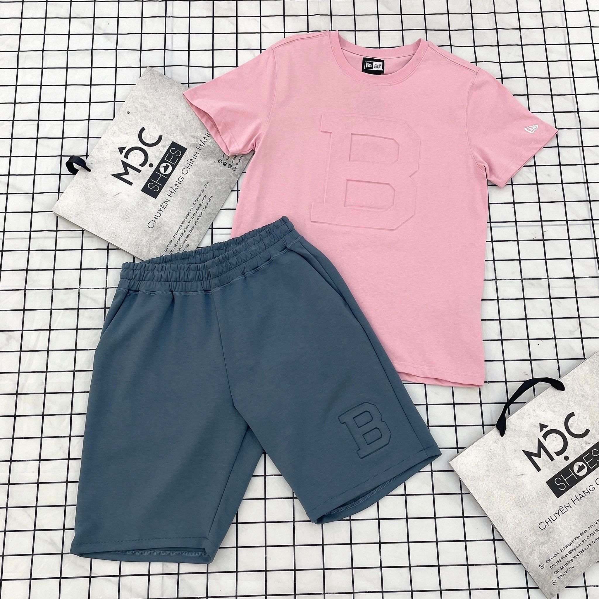 2307 - HÀNG CHÍNH HÃNG - QUẦN SHORT NEW ERA - LOGO B NỔI XANH - MARINE - CODE 14187415