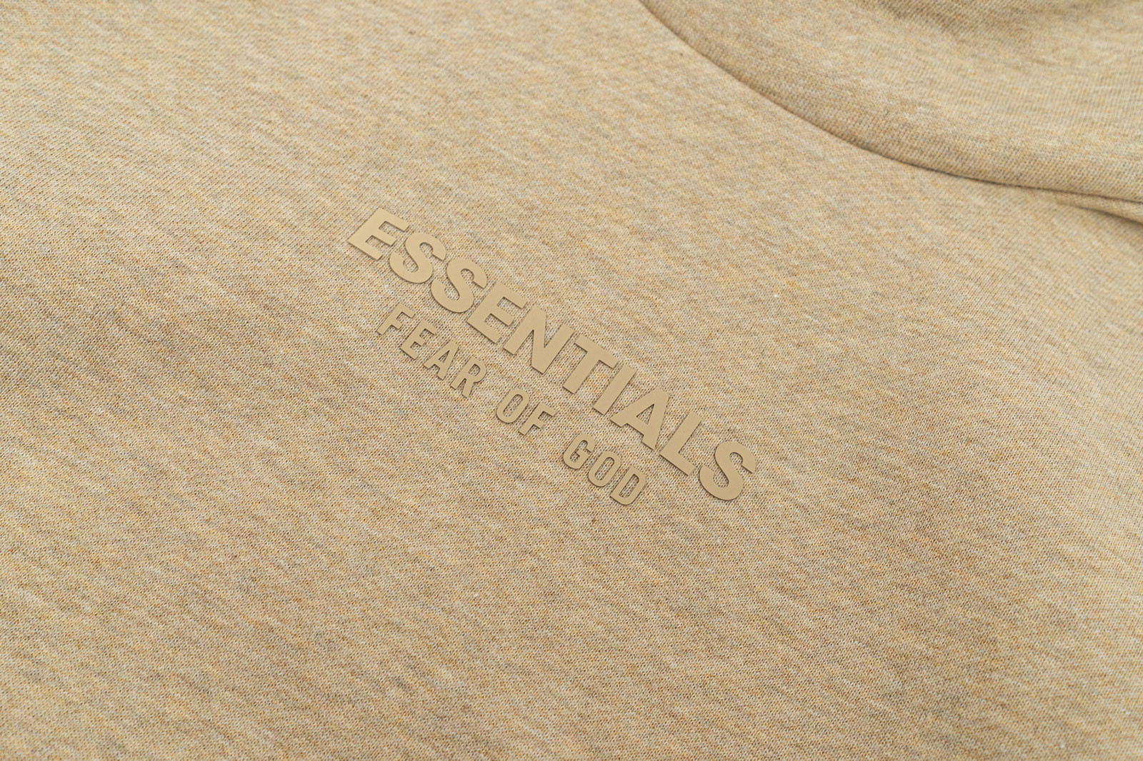 2058 - HÀNG CHÍNH HÃNG - ÁO FEAR OF GOD ESSENTIALS PULL - OVER HOODIE GOLD HEATHER (BE VÀNG)