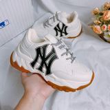  0098 - HÀNG CHÍNH HÃNG - GIÀY SNEAKER MLB CHUNKY NEW YORK GUM EMBO - *WHITE/GUM* - 2021** - Code: 