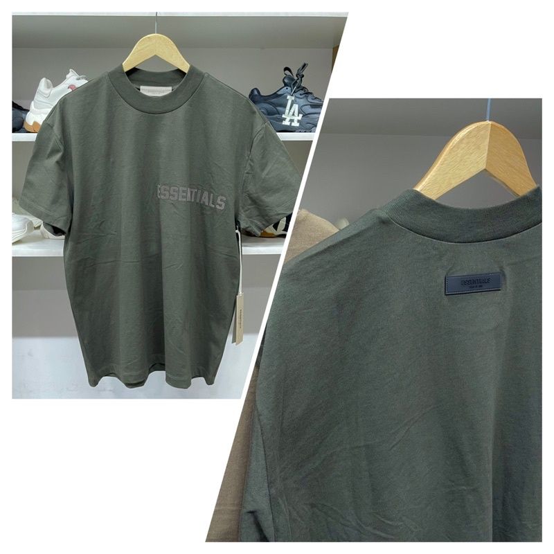 0896 - HÀNG CHÍNH HÃNG - ÁO THUN TEE ESSENTIAL FOG - RÊU * OLIVE * SEASON 22