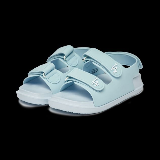 1030 - HÀNG CHÍNH HÃNG - GIÀY SANDAL MLB - LA DODGERS - * XANH BIỂN * - QUAI NHỰA - CODE : 3ASDSD123-07BLL