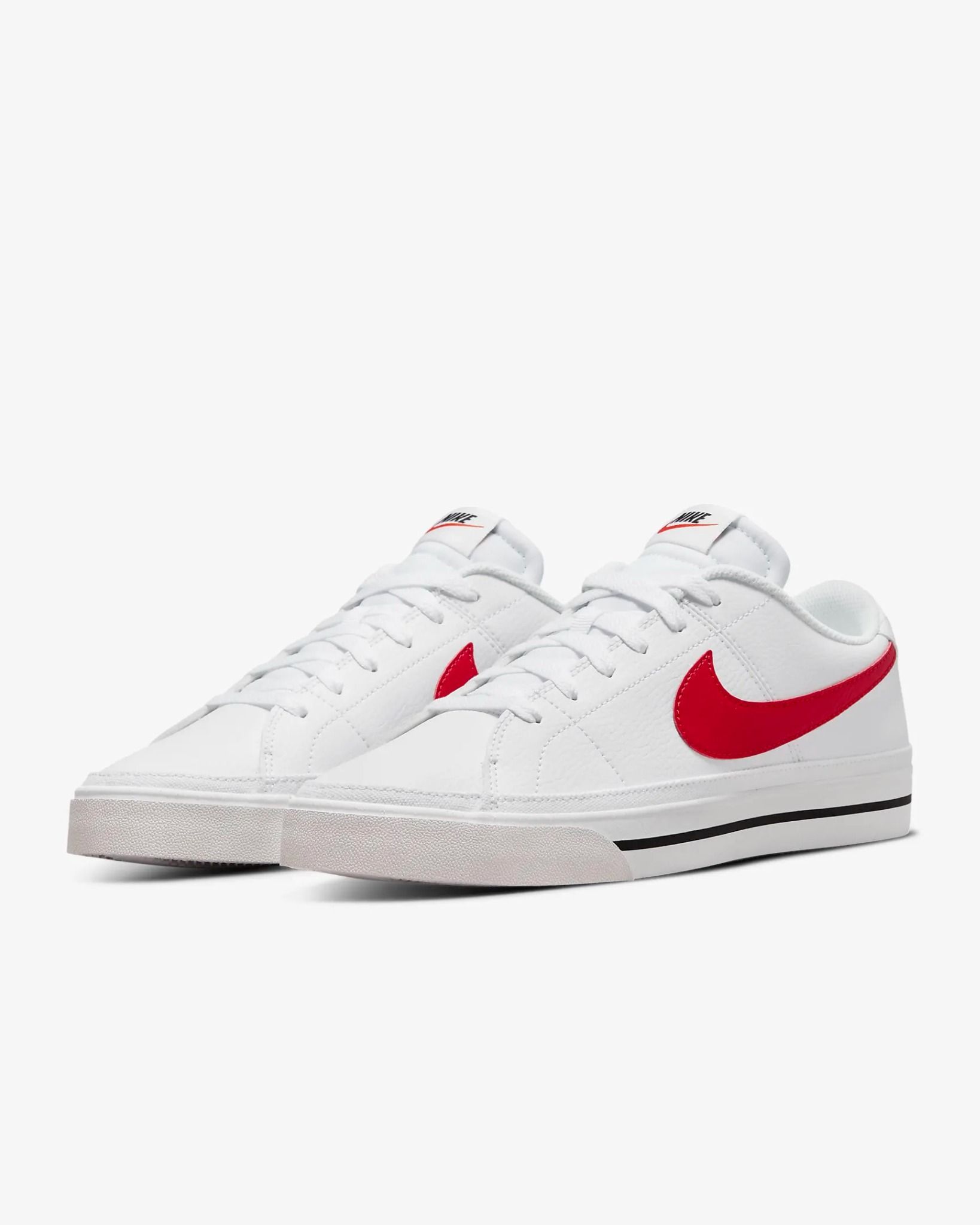 0427 - HÀNG CHÍNH HÃNG - GIÀY NIKE COURT LEGACY LOW - *WHITE/RED* - 2023** - Code: CU4150-105