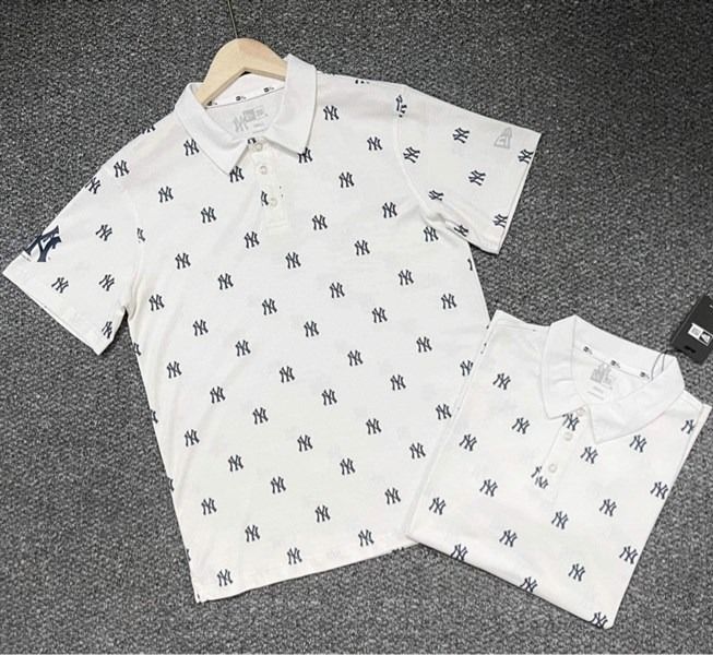 0917 - HÀNG CHÍNH HÃNG - ÁO POLO NEW ERA - GOLF MONOGRAM * TRẮNG * CODE : 13061586