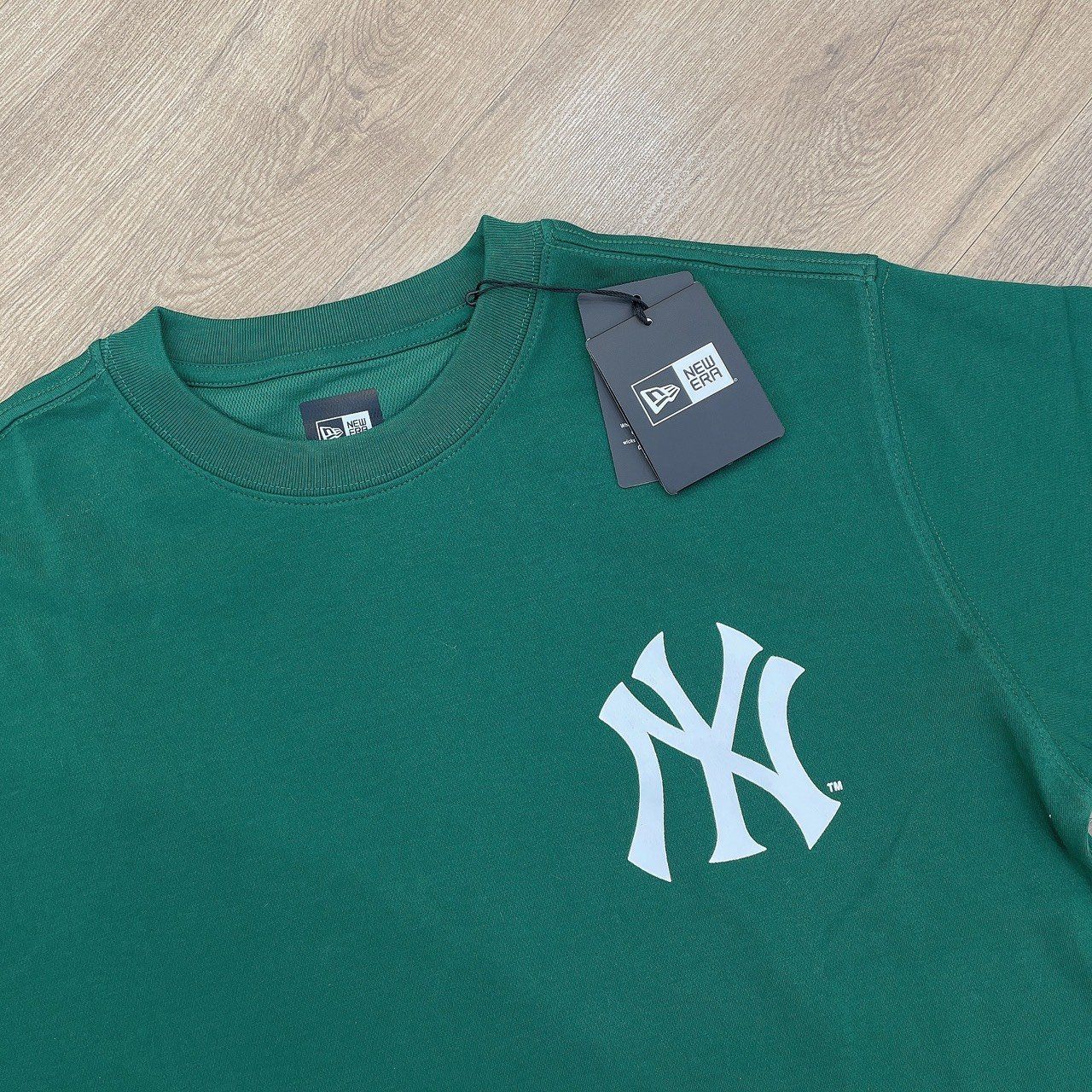 0848 - HÀNG CHÍNH HÃNG - ÁO THUN NEW ERA - NEW YORK YANKEES XANH RÊU - *GREEN* - Code: