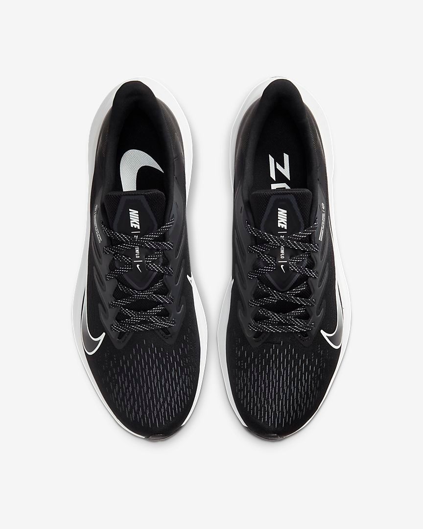 0072 - HÀNG CHÍNH HÃNG - GIÀY NIKE AIR ZOOM WINFLO 7 - ĐEN ĐẾ TRẮNG - *BLACK/WHITE LOGO* - 2021** - Code: CJ0291-005