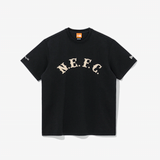  0442 - HÀNG CHÍNH HÃNG - ÁO THUN NEW ERA - NEFC XƯƠNG CÁ *ĐEN CHỮ TAN* - Code: 13086512 