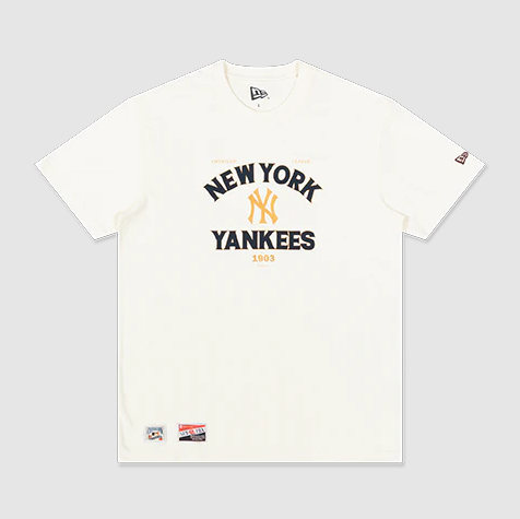 1114 - HÀNG CHÍNH HÃNG - ÁO THUN NEW ERA -NEW YORK YANKEES ESSENTIAL IVORY - KEM - CODE: 13527260
