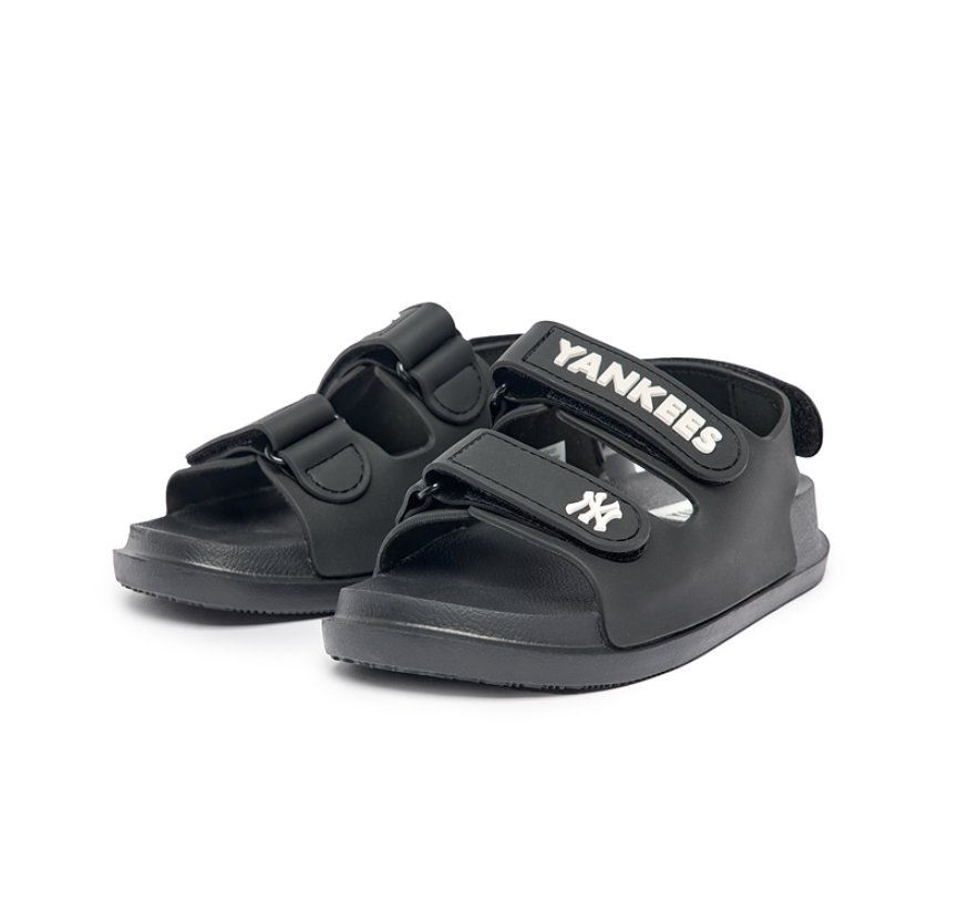 1194 - HÀNG CHÍNH HÃNG - GIÀY SANDAL MLB KID - NEW YORK YANKEES - ĐEN - CODE : 7ASDB0333-50BKS