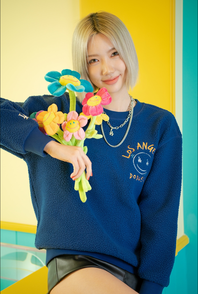 1694 - HÀNG CHÍNH HÃNG - ÁO MLB LIKE SMILE FLEECE MEGA NY YANKEES - NAVY - CODE: 3AMTF5516-07INS