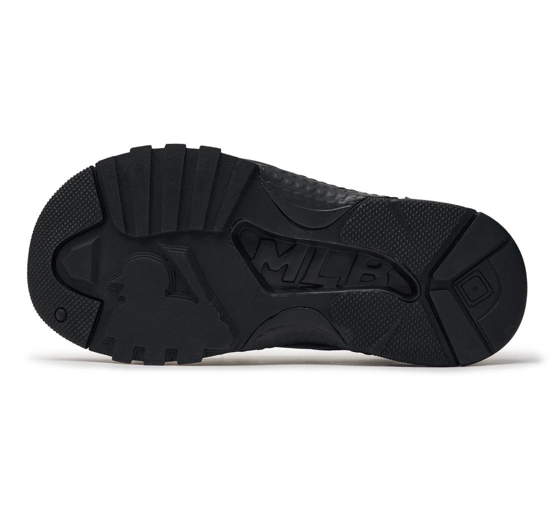 2195 - HÀNG CHÍNH HÃNG - GIÀY SANDAL MLB CHUNKY NEW YORK YANKEES - BLACK - CODE: 3ASDRNS43-50BKS