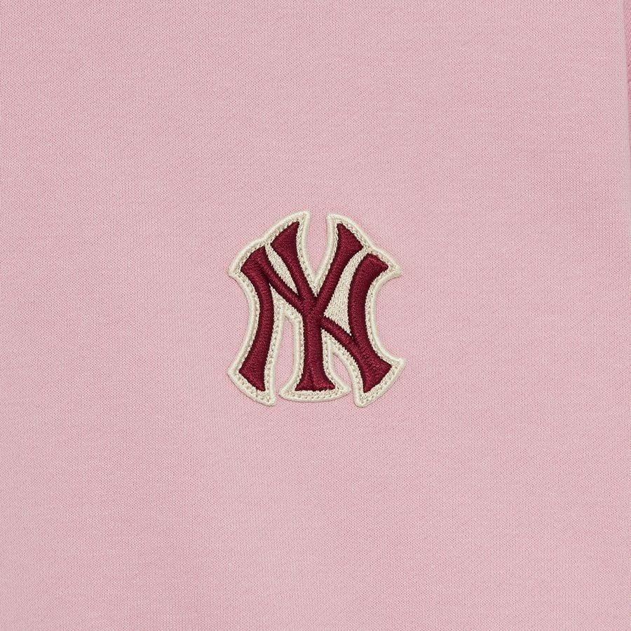 1659 - HÀNG CHÍNH HÃNG - ÁO SWEATER MLB MONOGRAM BIG LUX NY YANKEES - HỒNG - CODE: 3AMTM0234-50PKL