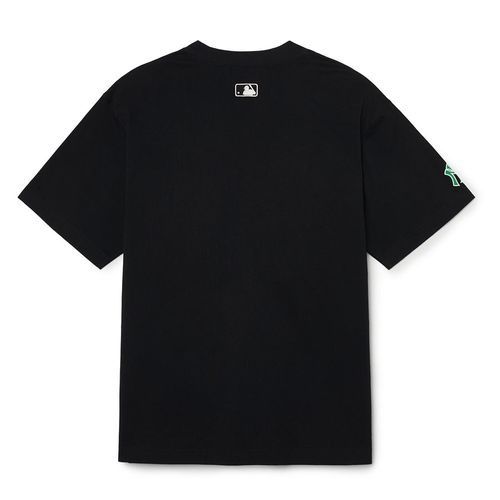 1078 - HÀNG CHÍNH HÃNG - ÁO THUN MLB - NEW YORK YANKEES THỎ - ĐEN - CODE: 3ATSQ0131-50BKS