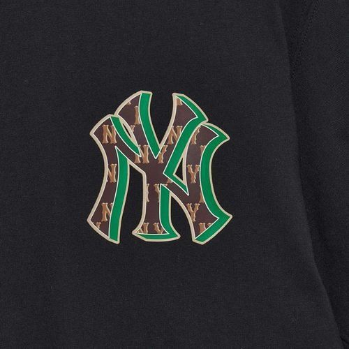 1166 - HÀNG CHÍNH HÃNG - ÁO THUN MLB - NEW YORK YANKEES MONOTIVE - ĐEN - CODE : 3ATSM3033-50BKS