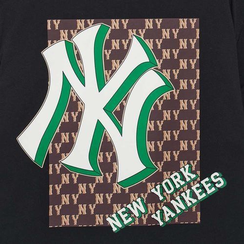 1166 - HÀNG CHÍNH HÃNG - ÁO THUN MLB - NEW YORK YANKEES MONOTIVE - ĐEN - CODE : 3ATSM3033-50BKS