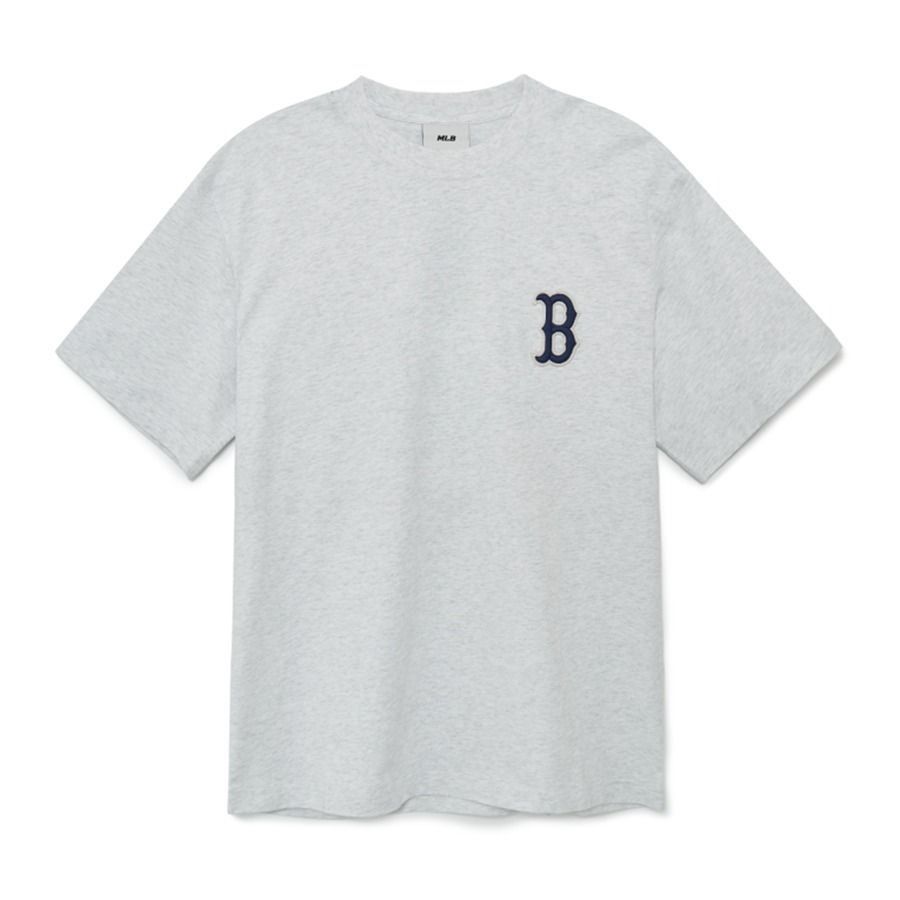 1299 - HÀNG CHÍNH HÃNG - ÁO THUN MLB - MONOGRAM BIG LOGO B - XÁM - CODE: 3ATSM0233-43MGL