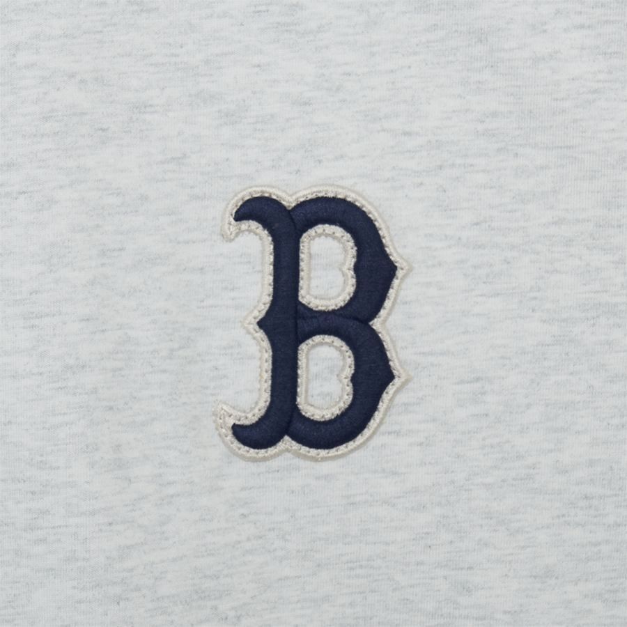1299 - HÀNG CHÍNH HÃNG - ÁO THUN MLB - MONOGRAM BIG LOGO B - XÁM - CODE: 3ATSM0233-43MGL