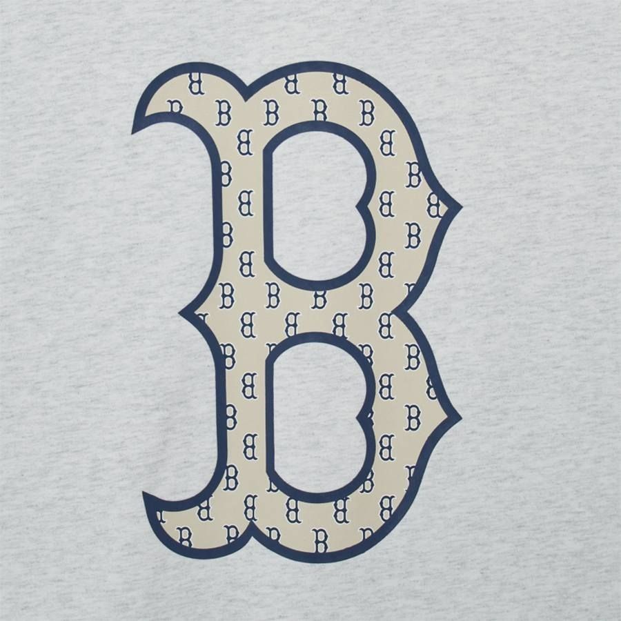 1299 - HÀNG CHÍNH HÃNG - ÁO THUN MLB - MONOGRAM BIG LOGO B - XÁM - CODE: 3ATSM0233-43MGL