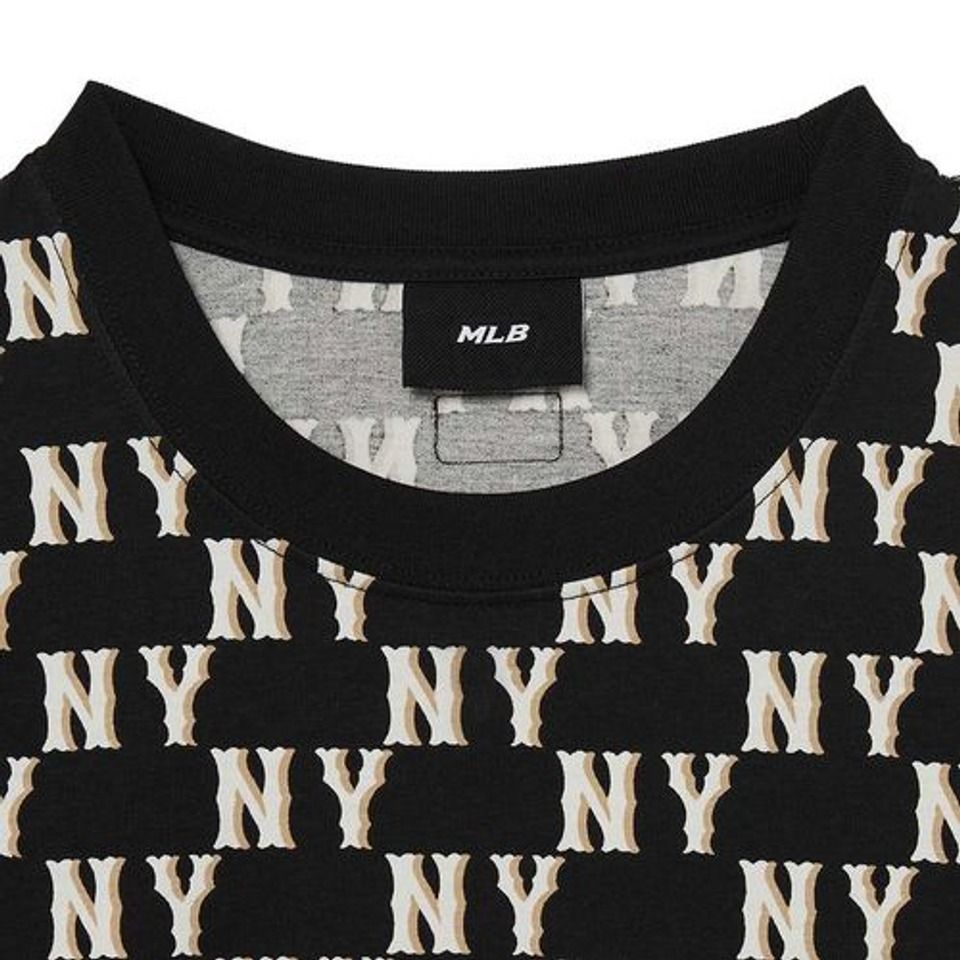 1391 - HÀNG CHÍNH HÃNG - ÁO THUN MLB - T-SHIRTS NEW YORK YANKEES - ĐEN - CODE: 3ATSM1133-50BKS-X-D