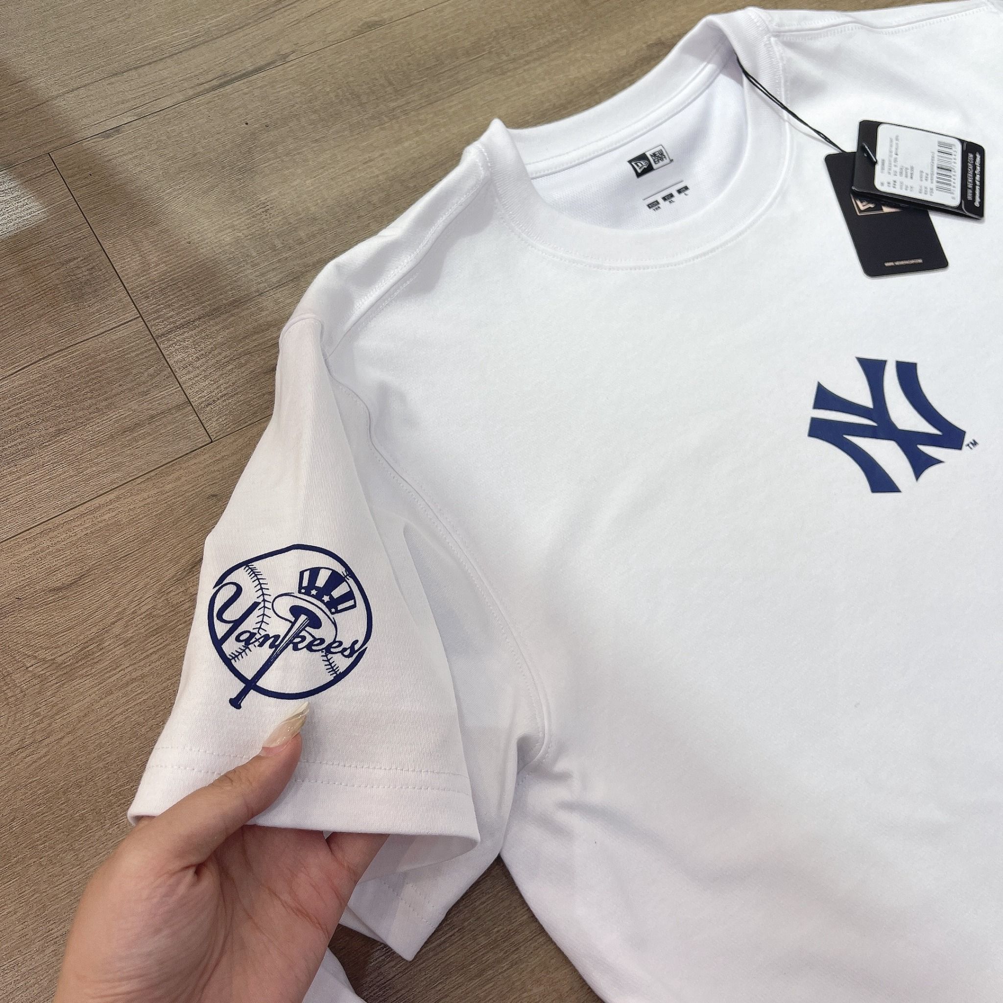 0619 - HÀNG CHÍNH HÃNG - ÁO THUN NEW ERA - LOGO 1927's TRẮNG - *WHITE* - Code: 11929688