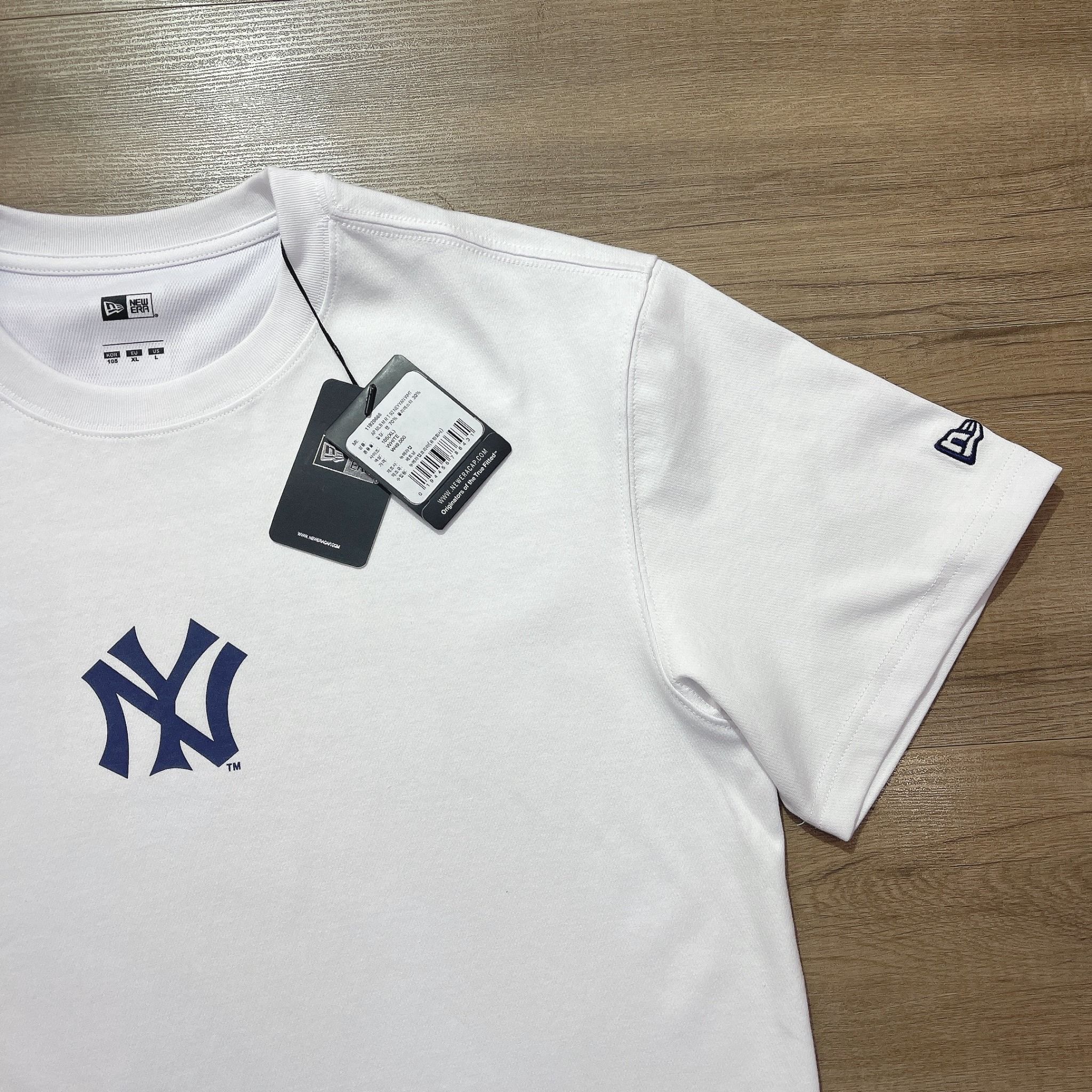0619 - HÀNG CHÍNH HÃNG - ÁO THUN NEW ERA - LOGO 1927's TRẮNG - *WHITE* - Code: 11929688
